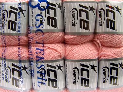 8x50gr. ALPACA LIGHT Viskon, Alpaka, Yün, Akrilik Bebe Pembesi Lüks, Alpaka, Kışlık, Yün, Viskon