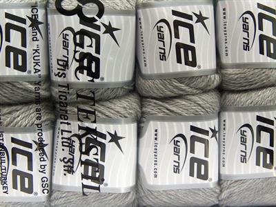 8x50gr. ALPACA LIGHT Viskon, Alpaka, Yün, Akrilik Açık Gri Lüks, Alpaka, Kışlık, Yün, Viskon