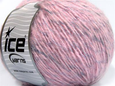 4x100gr. ALPACA SHINE Alpaka, Akrilik Gri, Gümüş, Açık Gri Lüks, Alpaka, Kışlık, Worsted