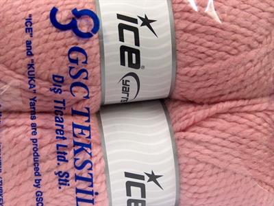 2x150gr. ALPINE ALPACA Yün, Alpaka, Akrilik Açık Pembe Lüks, Alpaka, Kışlık, Çok Kalın