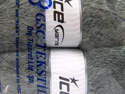 2x150gr. ALPINE ANGORA Angora, Akrilik Gri Kışlık, Angora, Çok Kalın