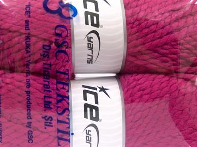 2x150gr. ALPINE Yün, Akrilik Fuşya Kışlık, Yün, Çok Kalın