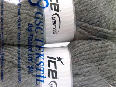 2x150gr. ALPINE Yün, Akrilik Gri Kışlık, Yün, Çok Kalın