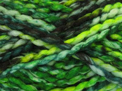 Lot of 2 x 150gr Skeins Ice Yarns ALPINE WOOL COLOR (30% Wool) Yarn Green Shades Black