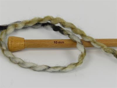 Lot of 2 x 150gr Skeins Ice Yarns ALPINE WOOL COLOR (30% Wool) Yarn Black Grey Khaki