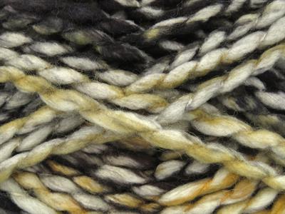 Lot of 2 x 150gr Skeins Ice Yarns ALPINE WOOL COLOR (30% Wool) Yarn Black Grey Khaki