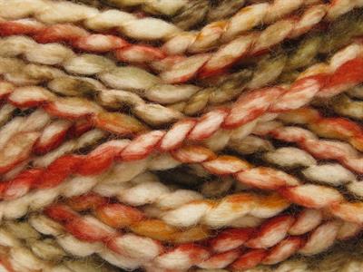 Lot of 2 x 150gr Skeins Ice Yarns ALPINE WOOL COLOR (30% Wool) Yarn Gold Copper Beige Brown