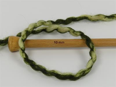 Lot of 2 x 150gr Skeins Ice Yarns ALPINE WOOL COLOR (30% Wool) Yarn Green Shades Brown