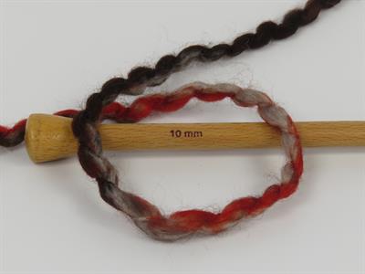 Lot of 2 x 150gr Skeins Ice Yarns ALPINE WOOL COLOR (30% Wool) Yarn Copper Grey Light Blue Brown