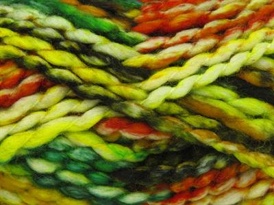 Lot of 2 x 150gr Skeins Ice Yarns ALPINE WOOL COLOR (30% Wool) Yarn Green Shades Gold