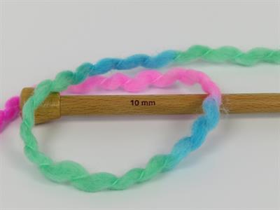 Lot of 2 x 150gr Skeins Ice Yarns ALPINE WOOL COLOR (30% Wool) Yarn Pink Shades Green Turquoise