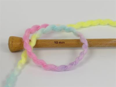 Lot of 2 x 150gr Skeins Ice Yarns ALPINE WOOL COLOR (30% Wool) Yarn Lilac Pink Yellow Turquoise