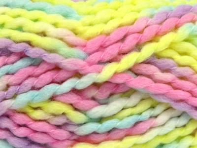 Lot of 2 x 150gr Skeins Ice Yarns ALPINE WOOL COLOR (30% Wool) Yarn Lilac Pink Yellow Turquoise