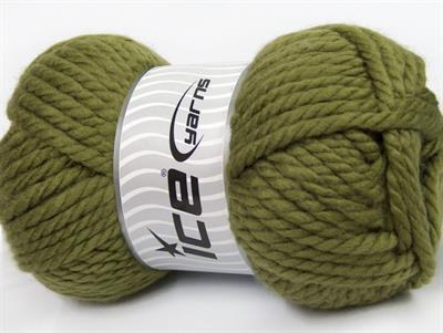 1x250gr. ALPINE XL Yün, Akrilik Haki Kışlık, Yün, Çok Kalın