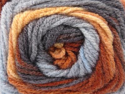 4x100gr. AMBIANCE Premium Akrilik Somon, Mavi Tonları, Gri Tonları Kışlık, Bebe, Batik Desenli, 100% Akrilik