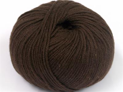 Lot of 8 Skeins Ice Yarns AMIGURUMI COTTON 25 (50% Cotton) Yarn Dark Brown