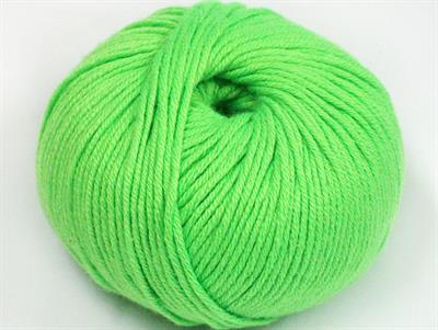 Lot of 8 Skeins Ice Yarns AMIGURUMI COTTON 25 (50% Cotton) Yarn Neon Green