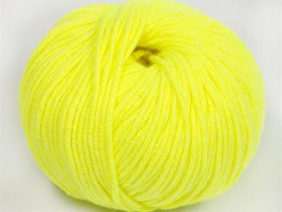 Lot of 8 Skeins Ice Yarns AMIGURUMI COTTON 25 (50% Cotton) Yarn Neon Yellow