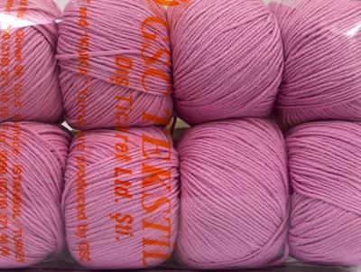 Lot of 8 Skeins Ice Yarns AMIGURUMI COTTON 25 (50% Cotton) Yarn Orchid