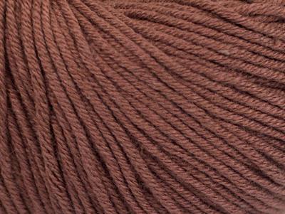 4x50gr. AMIGURUMI COTTON Akrilik, Pamuk Kahverengi Bebe, Yazlık İplikler, Pamuk, Tığ İşi, Düz iplikler