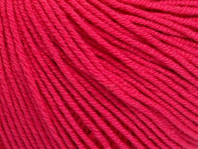 4x50gr. AMIGURUMI COTTON Akrilik, Pamuk Fuşya Bebe, Yazlık İplikler, Pamuk, Tığ İşi, Düz iplikler
