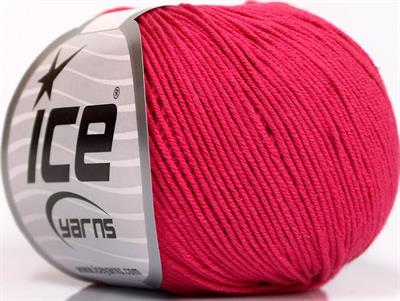 4x50gr. AMIGURUMI COTTON Akrilik, Pamuk Fuşya Bebe, Yazlık İplikler, Pamuk, Tığ İşi, Düz iplikler