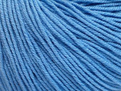 4x50gr. AMIGURUMI COTTON Açık Mavi Akrilik, Pamuk Bebe, Yazlık İplikler, Pamuk, Tığ İşi, Düz iplikler