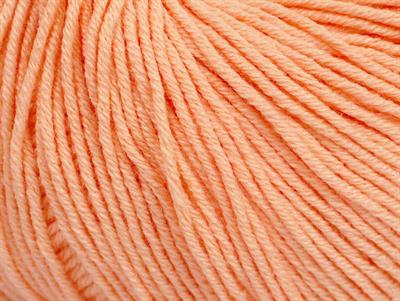 4x50gr. AMIGURUMI COTTON Akrilik, Pamuk Açık Somon Bebe, Yazlık İplikler, Pamuk, Tığ İşi, Düz iplikler