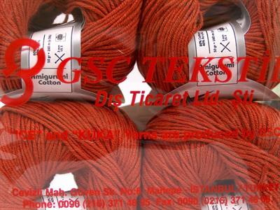 4x50gr. AMIGURUMI COTTON Akrilik, Pamuk  Bebe, Yazlık İplikler, Pamuk, Tığ İşi, Düz iplikler