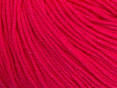 4x50gr. AMIGURUMI COTTON Akrilik, Pamuk Neon Pembe Bebe, Yazlık İplikler, Pamuk, Tığ İşi, Düz iplikler