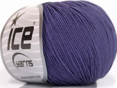 4x50gr. AMIGURUMI COTTON Akrilik, Pamuk Mor Bebe, Yazlık İplikler, Pamuk, Tığ İşi, Düz iplikler