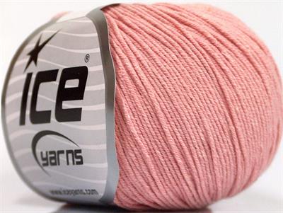 4x50gr. AMIGURUMI COTTON Akrilik, Pamuk Gül pembe Bebe, Yazlık İplikler, Pamuk, Tığ İşi, Düz iplikler