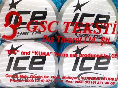 4x50gr. AMIGURUMI COTTON Turkuaz Akrilik, Pamuk Bebe, Yazlık İplikler, Pamuk, Tığ İşi, Düz iplikler