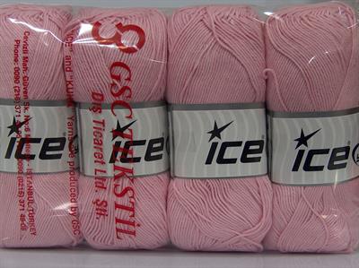 4x100gr. AMIGURUMI PURE COTTON Pamuk Bebe Pembesi Bebe, Yazlık İplikler, Pamuk, Tığ İşi, Düz iplikler