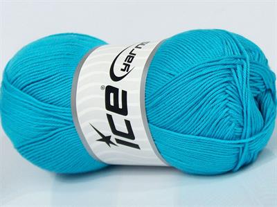 4x100gr. AMIGURUMI PURE COTTON Pamuk Turkuaz Bebe, Yazlık İplikler, Pamuk, Tığ İşi, Düz iplikler