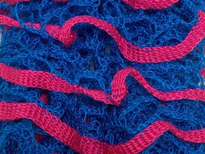 4x100gr. AMOR Akrilik Pembe, Mavi Fular - Şal, Kışlık, Çok Kalın