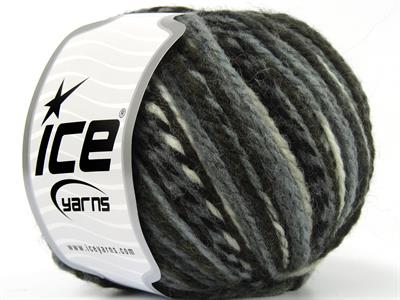 8x50gr. ANATOLIA WOOL Yün, Akrilik Siyah, Beyaz, Koyu Kahverengi, Gri Tonları Kışlık, Yün, Batik Desenli, Akrilik