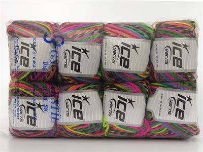 8x50gr. ANATOLIA WOOL Yün, Akrilik Yeşil, Siyah, Mavi, Sarı, Maron, Pembe tonları Kışlık, Yün, Batik Desenli, Akrilik