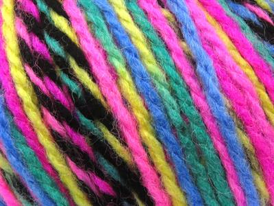 8x50gr. ANATOLIA WOOL Yün, Akrilik Yeşil, Siyah, Mavi, Sarı, Pembe tonları Kışlık, Yün, Batik Desenli, Akrilik