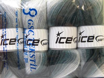 4x100gr. ANGORA ACTIVE Angora, Akrilik Siyah, Gri Tonları Kışlık, Angora, Batik Desenli