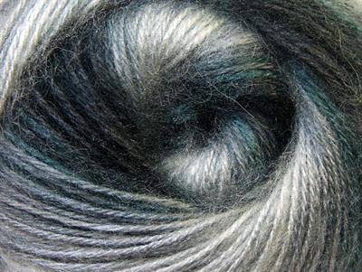 4x100gr. ANGORA ACTIVE Angora, Akrilik Siyah, Gri Tonları Kışlık, Angora, Batik Desenli