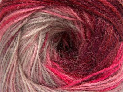 4x100gr. ANGORA ACTIVE Angora, Akrilik Pembe, Bordo, Deve Tüyü Kışlık, Angora, Batik Desenli