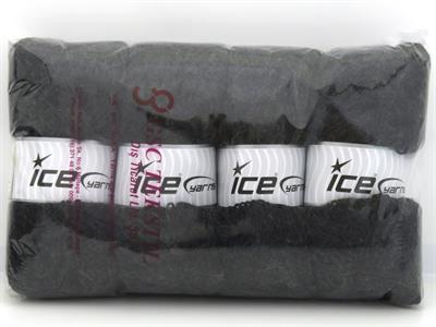 4x100gr. ANGORA Tiftik, Yün, Akrilik Antrasit Kışlık, Angora