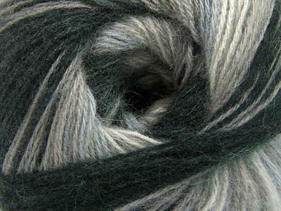 4x100gr. ANGORA BATIK Angora, Yün, Akrilik Siyah, Gri Tonları Kışlık, Angora, Batik Desenli