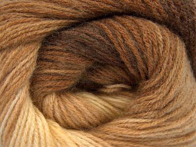 4x100gr. ANGORA BATIK Angora, Yün, Akrilik Kahverengi Tonları, Ekru Kışlık, Angora, Batik Desenli