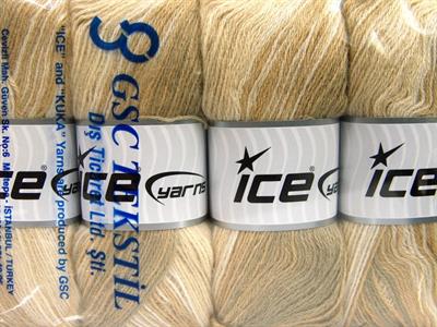 4x100gr. ANGORA BATIK Angora, Yün, Akrilik Deve Tüyü, Bej Kışlık, Angora, Batik Desenli