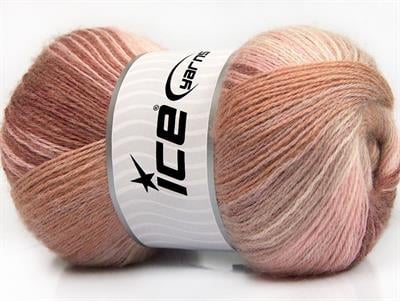 4x100gr. ANGORA BATIK Angora, Yün, Akrilik Pembe, Maron, Deve Tüyü Kışlık, Angora, Batik Desenli