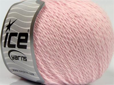 Lot of 6 Skeins Ice Yarns ANGORA CASHMERE (20% Cashmere 40% Angora) Yarn Baby Pink
