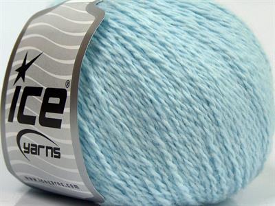 Lot of 6 Skeins Ice Yarns ANGORA CASHMERE (20% Cashmere 40% Angora) Yarn Light Blue