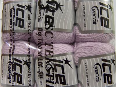 Lot of 6 Skeins Ice Yarns ANGORA CASHMERE (20% Cashmere 40% Angora) Yarn Light Lilac